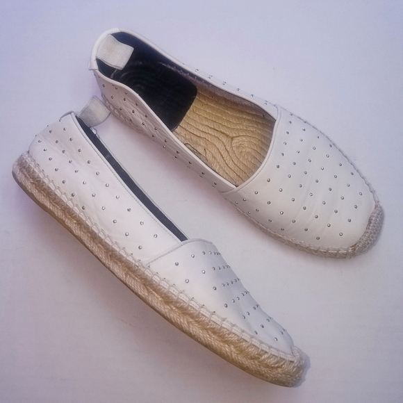 🌸 Saint LaurentStudded Beige Espadrilles, size 38
